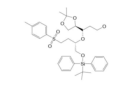 (3S)-3-[(1S)-1-[[tert-butyl(diphenyl)silyl]oxymethyl]-3-(p-tolylsulfonyl)propoxy]-3-[(4R)-2,2-dimethyl-1,3-dioxolan-4-yl]propan-1-ol