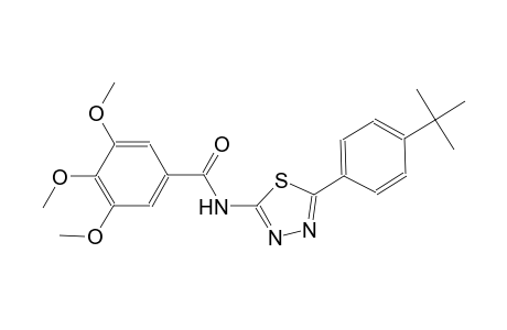 N-[5-(4-tert-butylphenyl)-1,3,4-thiadiazol-2-yl]-3,4,5-trimethoxybenzamide