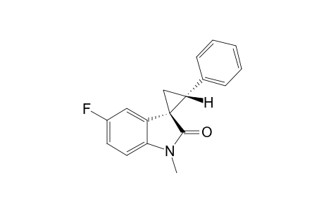 (1S,2R)-5'-fluoro-1'-methyl-2-phenylspiro[cyclopropane-1,3'-indolin]-2'-one