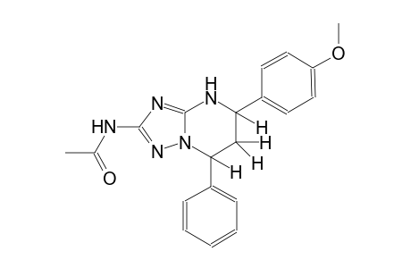 N-[5-(4-methoxyphenyl)-7-phenyl-4,5,6,7-tetrahydro[1,2,4]triazolo[1,5-a]pyrimidin-2-yl]acetamide