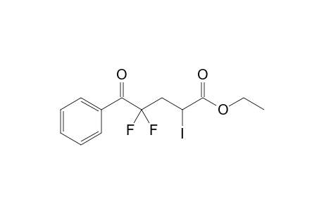 Ethyl 4,4-Difluoro-2-iodo-4-benzoylbutanoate