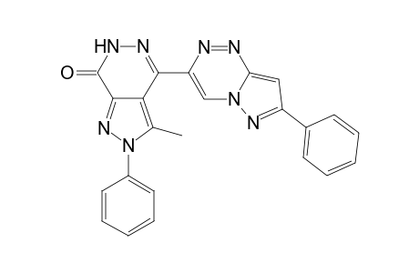 3-Methyl-2-phenyl-4-(7-phenylpyrazolo[5,1-c][1,2,4]triazin-3-yl)-2H-pyrazolo[3,4-d]pyridazin-7(6H)-one