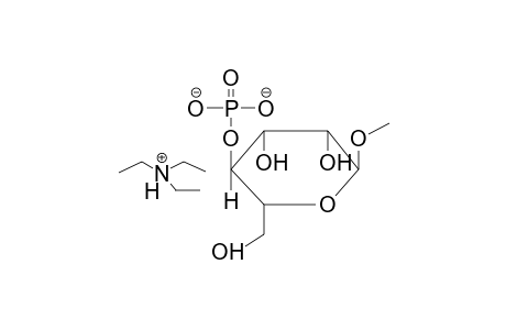 METHYL ALPHA-D-MANNOPYRANOSIDE-4-PHOSPHATE, MONO(TRIETHYLAMMONIUMSALT), ANION