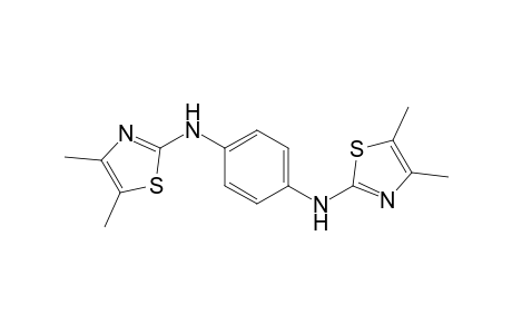 (4,5-dimethylthiazol-2-yl)-[4-[(4,5-dimethylthiazol-2-yl)amino]phenyl]amine