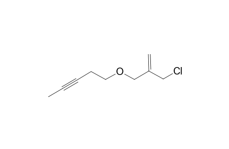 5-(2-Chloromethyl)-2-propenyloxy)-2-pentyne