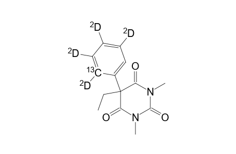 N,N-dimethyl-5-ethyl-5-(2,3,4,5-tetradeuterophenyl)-Z-13C-barbituric acid