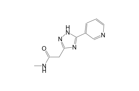 1H-1,2,4-triazole-3-acetamide, N-methyl-5-(3-pyridinyl)-