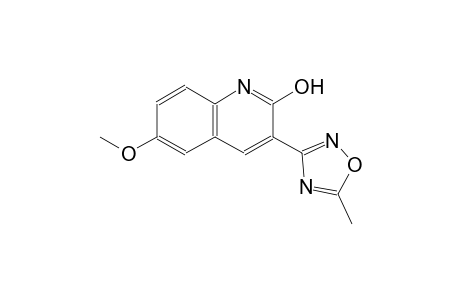 2-quinolinol, 6-methoxy-3-(5-methyl-1,2,4-oxadiazol-3-yl)-