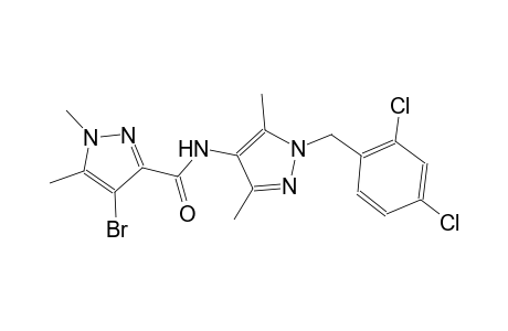4-bromo-N-[1-(2,4-dichlorobenzyl)-3,5-dimethyl-1H-pyrazol-4-yl]-1,5-dimethyl-1H-pyrazole-3-carboxamide