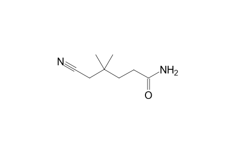 5-Cyano-4,4-dimethylpentanamide