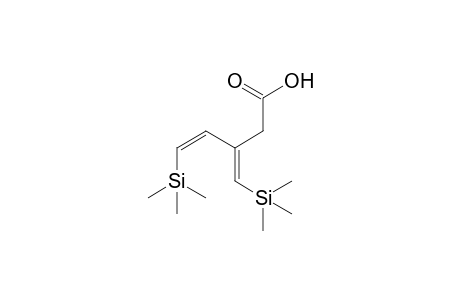 (Z)-3-(Trimethylsilylmethylene)-5-trimethylsilylpent-4-enoic acid