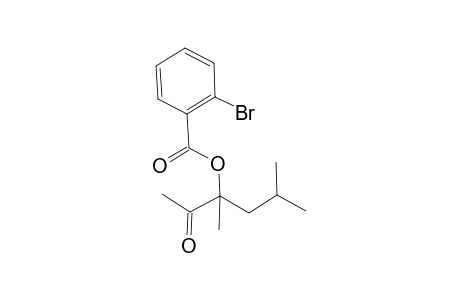 2-Bromo-benzoic acid 1-acetyl-1,3-dimethyl-butyl ester