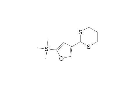 2-Trimethylsilyl-4-(1,3-dithian-2-yl)furan