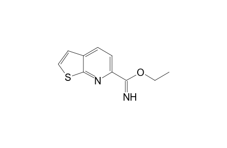 Thieno[2,3-b]pyridine-6-carboximidic acid, ethyl ester