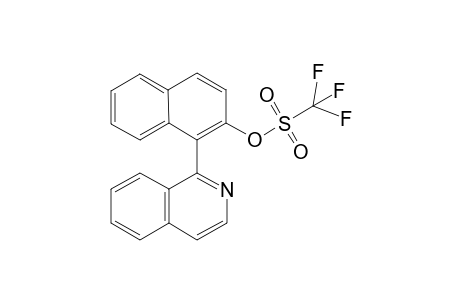 (1-isoquinolin-1-ylnaphthalen-2-yl) trifluoromethanesulfonate