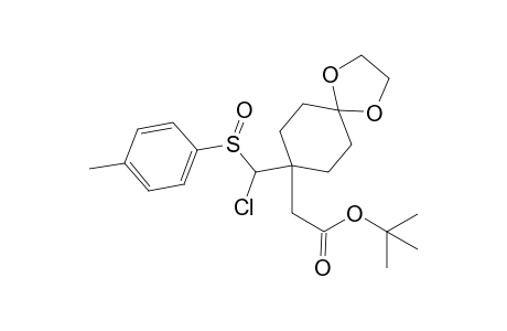 tert-Butyl{8-[chloro(p-tolylsulfinyl)methyl]-1,4-dioxaspiro[4.5]dec-8-yl}acetate