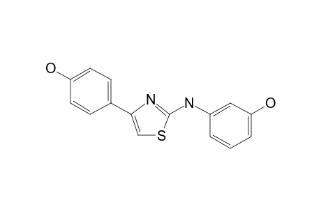 3-{[4-(4-Hydroxyphenyl)-1,3-thiazol-2-yl]amino}phenol