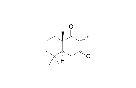 (1S,4aS,8aS)-2,5,5,8a-Tetramethyl-(perhydro)naphthalen-1,3-dione