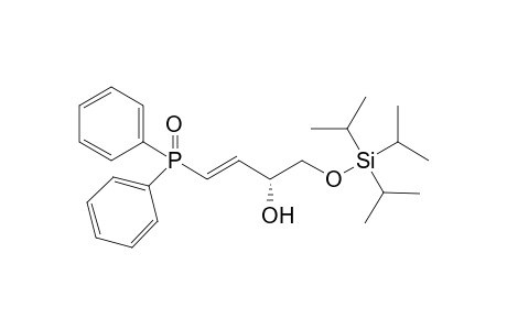 (E,2R)-4-diphenylphosphoryl-1-tri(propan-2-yl)silyloxy-3-buten-2-ol