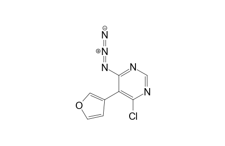 4-Azido-6-chloro-5-(furan-3-yl)pyrimidine