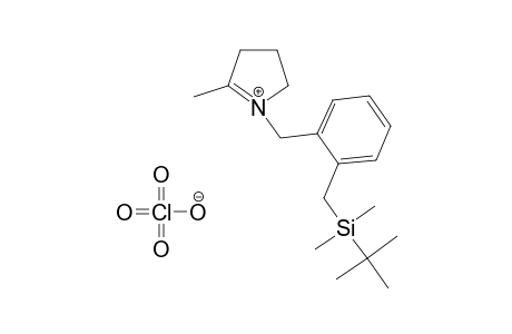 2-METHYL-1-[ORTO-[(TERT.-BUTYLDIMETHYLSILYL)-METHYL]-BENZYL]-1-PYRROLINIUM-PERCHLORATE