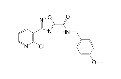 3-(2-Chloropyridin-3-yl)-N-[(4-methoxyphenyl)methyl]-1,2,4-oxadiazole-5-carboxamide