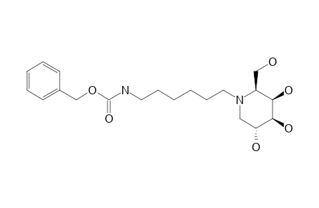 N-[6-(BENZYLOXYCARBONYLAMINO)-HEXYL]-1,5-DIDEOXY-1,5-IMINO-D-GALACTITOL