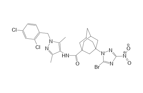 3-(5-bromo-3-nitro-1H-1,2,4-triazol-1-yl)-N-[1-(2,4-dichlorobenzyl)-3,5-dimethyl-1H-pyrazol-4-yl]-1-adamantanecarboxamide