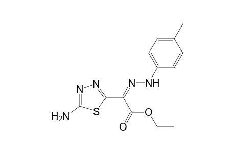 5-amino-1,3,4-thiadiazole-2-glyoxylic acid, ethyl ester, alpha-(p-tolylhydrazone)