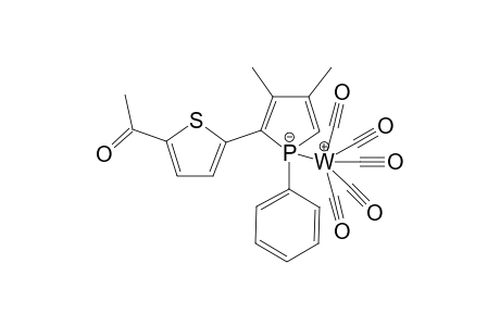 Tungsten, pentacarbonyl[1-[5-(3,4-dimethyl-1-phenyl-1H-phosphol-2-yl)-2-thienyl]ethanone-P]-, (OC-6-22)-