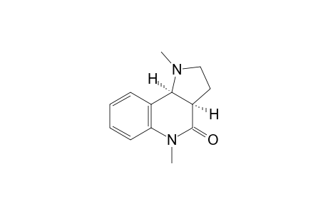 cis-(3aR*,9bS*)-1,5-Dimethyl-2,3,3a,4,5,9b-hexahydro-1H-pyrrolo[3,2-c]quinolin-4-one