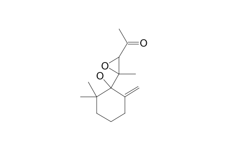 3,4-epoxy-4-(1'-hydroxy-2',2'-dimethyl-6'-methylidenecyclohexyl)pentan-2-one
