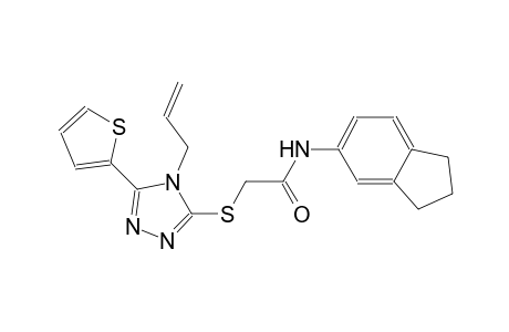 acetamide, N-(2,3-dihydro-1H-inden-5-yl)-2-[[4-(2-propenyl)-5-(2-thienyl)-4H-1,2,4-triazol-3-yl]thio]-