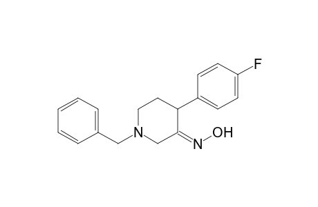 1-Benzyl-4-(4-fluorophenyl)-piperidin-3-one oxime