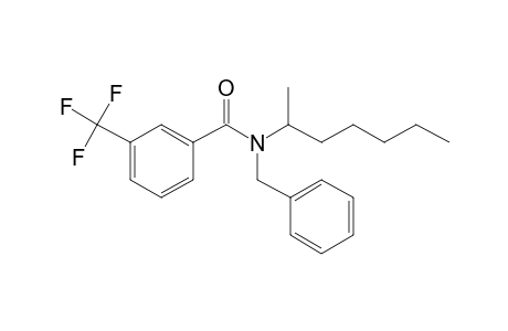 Benzamide, 3-trifluoromethyl-N-benzyl-N-(hept-2-yl)-