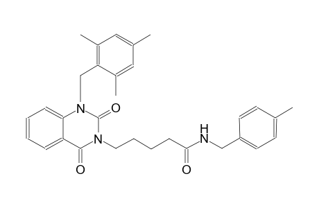 5-(1-(mesitylmethyl)-2,4-dioxo-1,4-dihydro-3(2H)-quinazolinyl)-N-(4-methylbenzyl)pentanamide