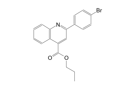 propyl 2-(4-bromophenyl)-4-quinolinecarboxylate