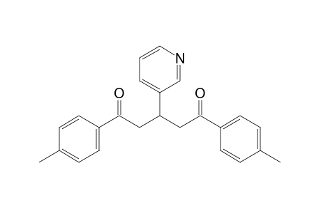 1,5-di-p-tolyl-3-(3-pyridyl)-1,5-pentanedione