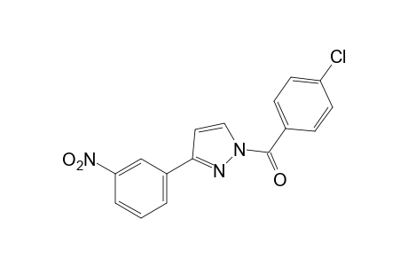 1-(p-chlorobenzoyl)-3-(m-nitrophenyl)pyrazole