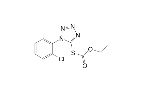 [[1-(2-chlorophenyl)-5-tetrazolyl]thio]formic acid ethyl ester