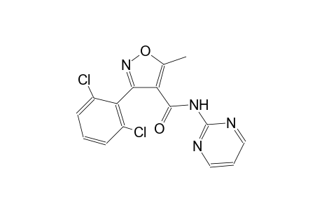 3-(2,6-dichlorophenyl)-5-methyl-N-(2-pyrimidinyl)-4-isoxazolecarboxamide