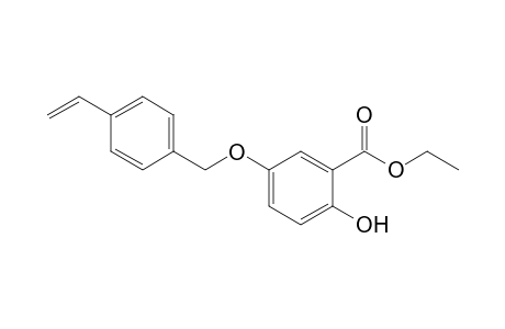 2-Hydroxy-5-(4-vinylbenzyl)oxy-benzoic acid ethyl ester