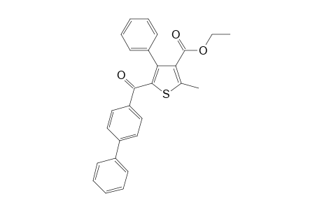 Ethyl 2-Methyl-4-phenyl-5-(4-phenylbenzoyl)thiophene-3-carboxylate