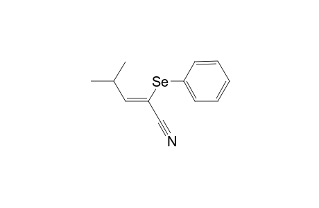 (Z/E)-4-Methyl-2-phenylselanylpent-2-enenitrile