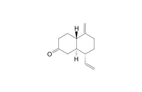 3,4,4a,.beta.,5,6,7,8,8a.alpha.-Octahydro-5-methylene-8.alpha.vinylnaphthalene-2(1H)-one