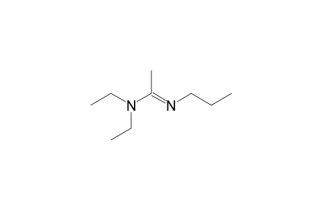 (1Z)-N,N-diethyl-N'-[(Z)-propyl]ethanimidamide