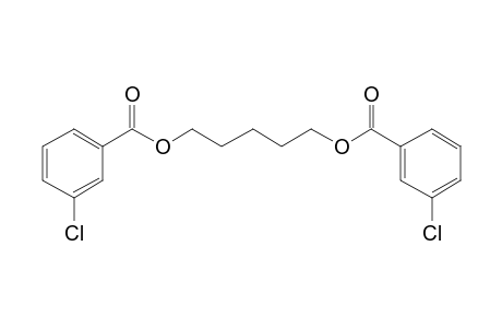 1,5-Pentanediol, o,o'-bis(3-chlorobenzoyl)-