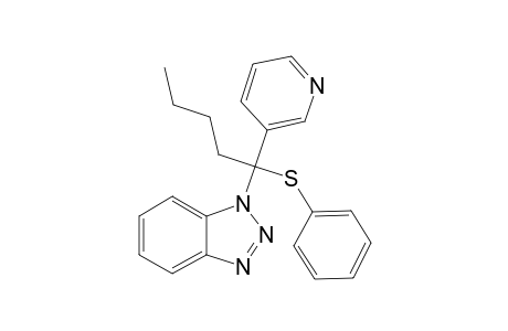 3-[1-(BENZOTRIAZOL-1-YL)-1-(PHENYLTHIO)-PENTYL]-PYRIDINE