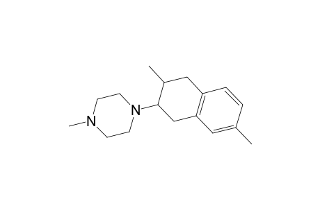 Piperazine, 1-methyl-4-(1,2,3,4-tetrahydro-3,7-dimethyl-2-naphthalenyl)-