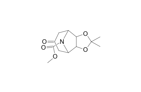 4,4-Dimethyl-9-oxo-3,5-dioxa-11-aza-tricyclo[5.3.1.0*2,6*]undecane-11-carboxylic acid methyl ester